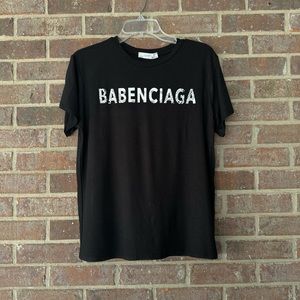 NWT LA/TC BABENCIGA Print Black T-shirt